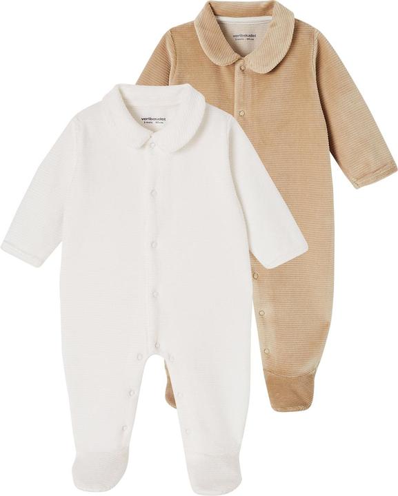 Produktbild Vertbaudet 2er-Pack Baby Strampler aus Cordsamt (50)