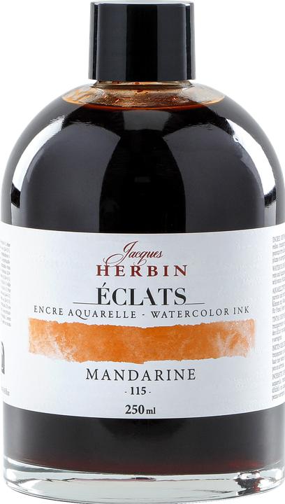 Actual product image Jacques Herbin Aquarelltine Éclats (White, 250 ml)