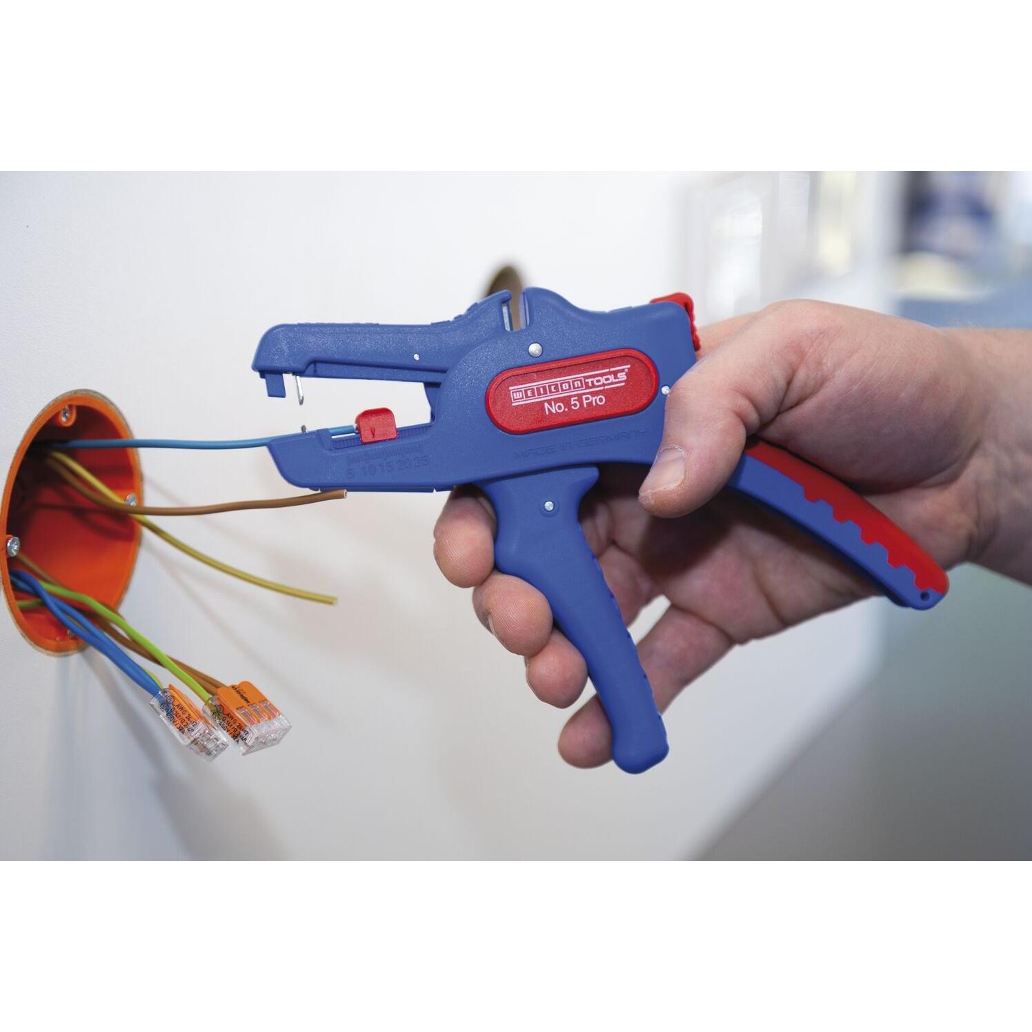 Thumbnail - MGA, Zange, WEICON TOOLS Abisolierzange No. 5 Pro Automatische Abisolierzange für alle gängigen flexiblen und (160 mm)