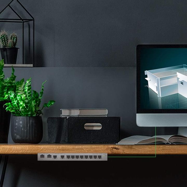 Image du produit Zyxel XGS1210-12 - V2 - Switch - managed - 8 x 10/100/1000 + 2 x 100/1000/2.5G + 2 x 1 Gigabit/10 Gi (10 ports)