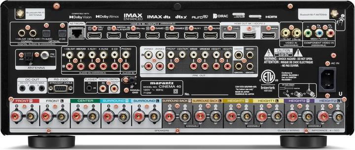 Image du produit Marantz Cinema 40 (7.2 canaux, FM, AM)