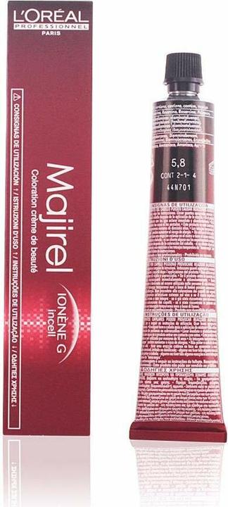 Actual product image L'Oréal Professionnel Majirel hair color (5.8 Light brown mocha)