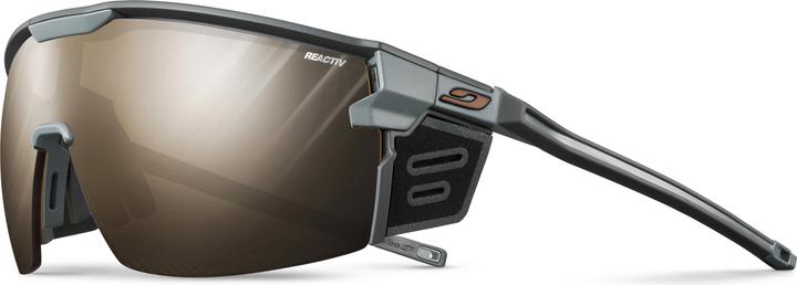 Actual product image Julbo Ultimate Cover Reacktive Perf. 2-4 Sports Glasses (Charcoal, Dark grey, Silver)