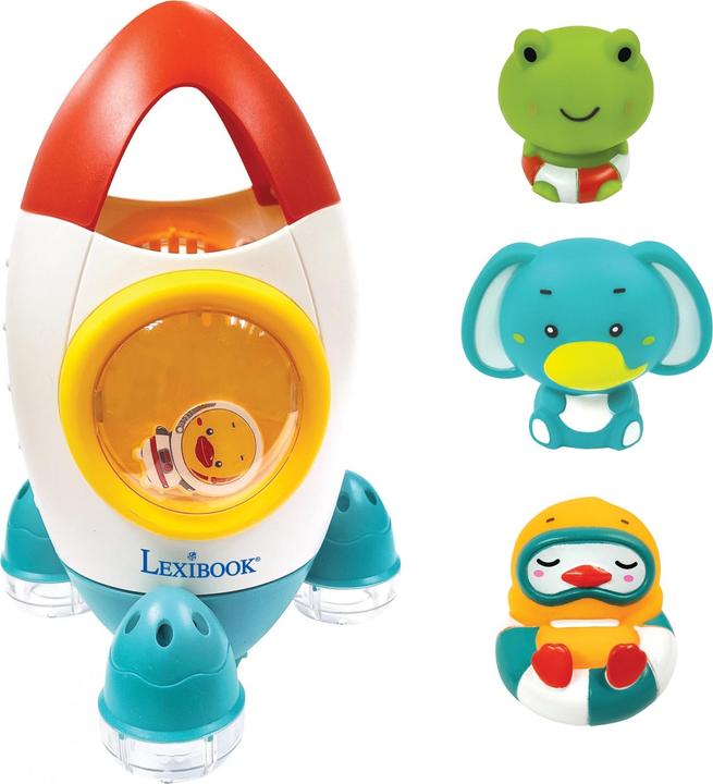 Image du produit Lexibook Space rocket bath toy set with 3 squeezable animals