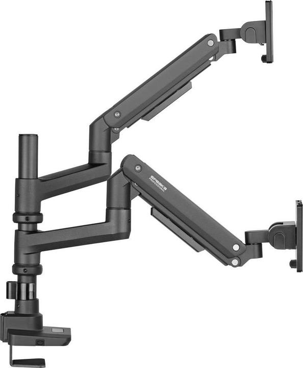 Image du produit SpeaKa Professional SP-MM-980 2fach Monitorhalterung 43,2 cm (17") - 124,5 cm (4 (Tables, 49")