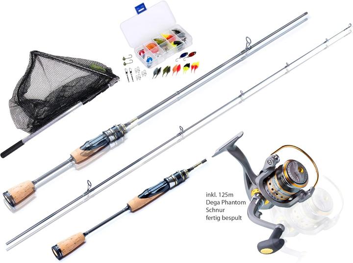 Image du produit MiRoeFishing Angelset für Forellen (Kit de pêche, 180 cm)
