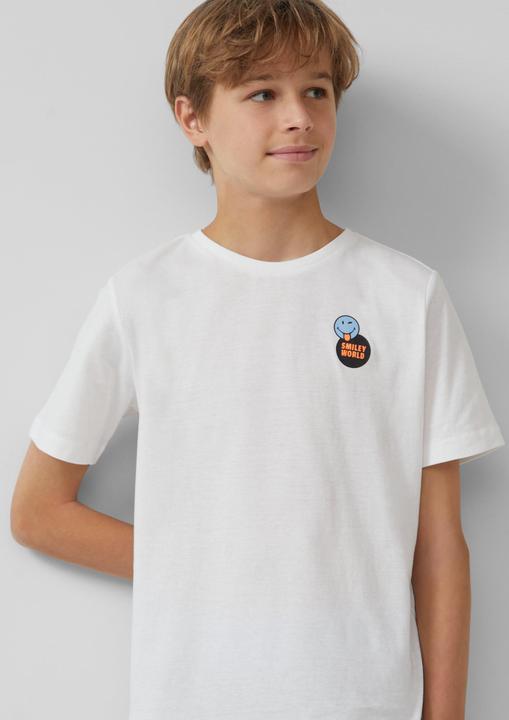 Produktbild S.Oliver T-Shirt T-Shirt mit Smiley®-Print (170, 176)
