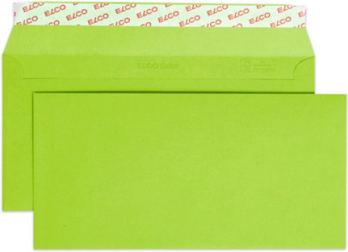 Produktbild Elco Couvert Color o/Fenster C5/6 18833.62 100g, grün 250 Stück (C5/6, 250 x)