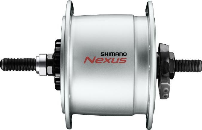 Produktbild Shimano Nabendynamo DH-C6000 Roller-Brake silber, 100mm (Felgenbremse)
