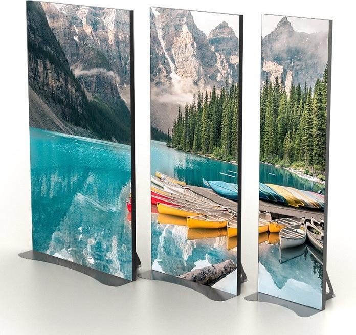 Image du produit DSS Totem LED d'intérieur Portrait, 79", noir