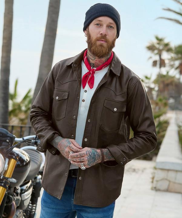 Image du produit Joe Browns Vintage Western Leather Shirt (M)