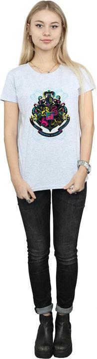Actual product image Womens/Ladies Hogwarts Crest Cotton T-Shirt (XL)