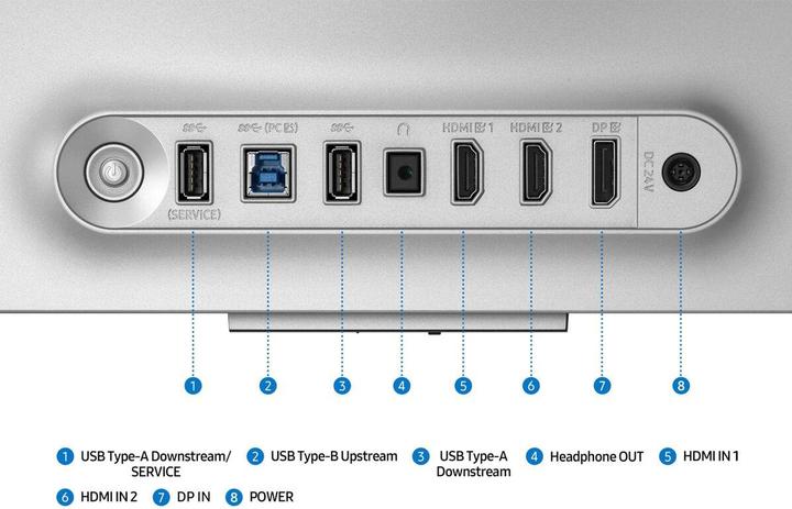 Image du produit Samsung Odyssey OLED G8 - G81SF (3840 x 2160 pixels, 32")