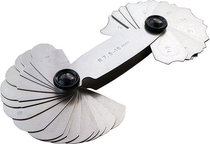 Produktbild Paulimot Radienlehre R7,5 - R15,0 aus Federstahl (1.50 cm)