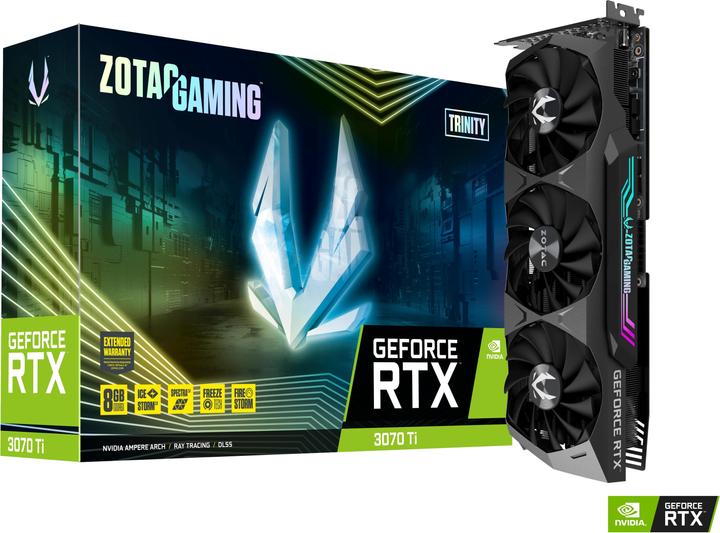 Actual product image Zotac GAMING GeForce RTX 3070 Ti Trinity (8 GB)
