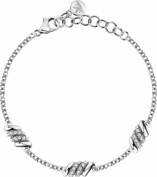 Produktbild Morellato Charming Steel Bracelet with Torchon Crystals SAWZ06 (19 cm, Edelstahl)