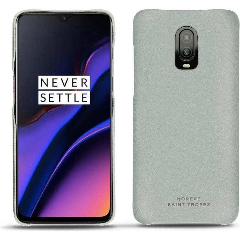 Thumbnail - Noreve Lederschutzhülle (OnePlus 6T), Smartphone Hülle, Grau