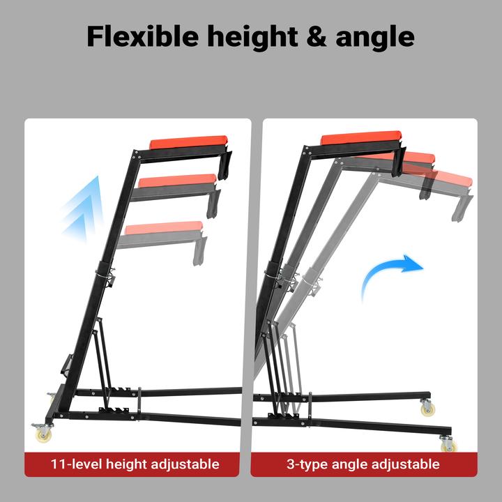 Produktbild Wiltec Montagerollbrett Automotive Topside Creeper 180kg Leiter Montagehilfe