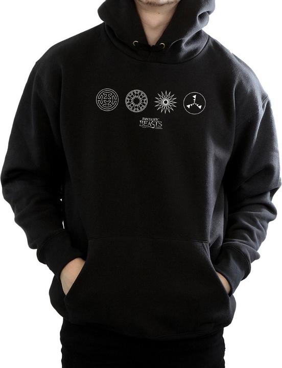 Image du produit Fantastic Beasts - Sweat à capuche CIRCULAR ICONS - Homme (S)