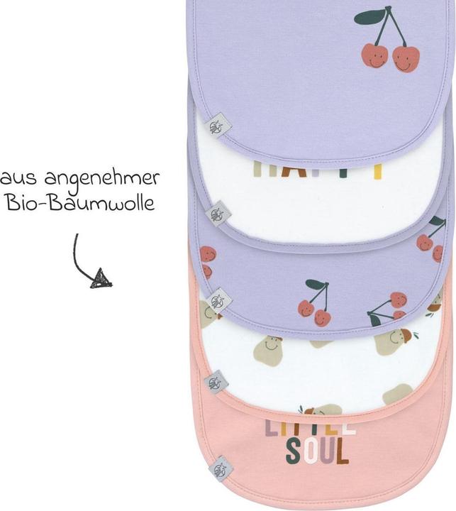 Immagine prodotto Lässig Lätzchen Klett-Lätzchen 5er Pack Bibs aus Bio-Baumwolle (3 mesi)