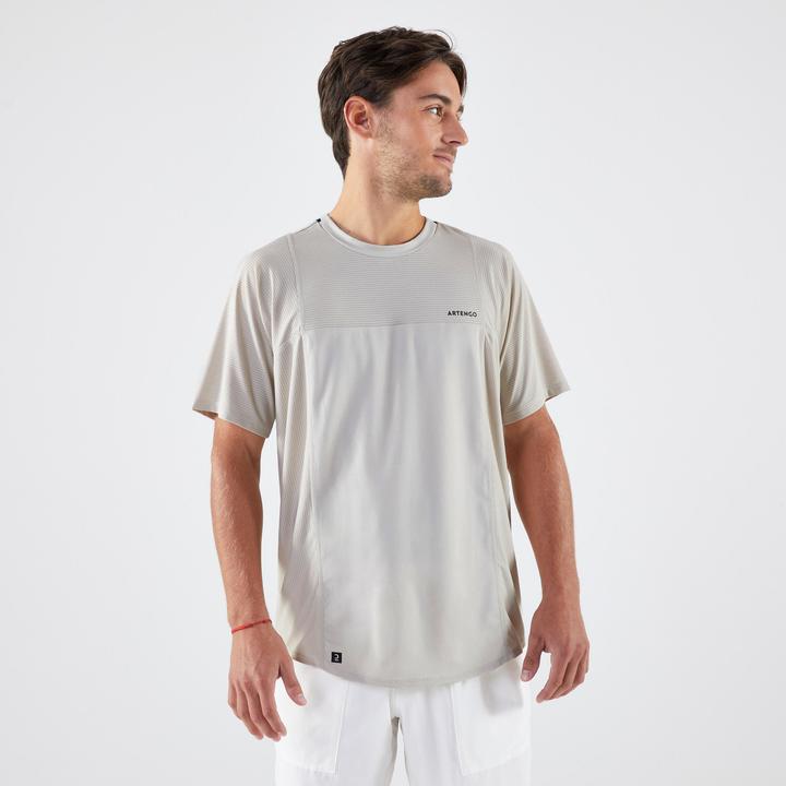 Immagine prodotto Kuikma T-shirt tennis uomo - DRY Gaël Monfils beige (XXL)