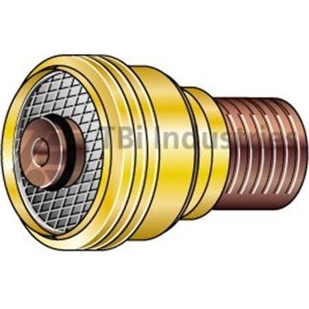 Abicor Binzel, Schweissgerät Zubehör, Spannhülsengehäuse Ø 1,6 mm mit Gaslinse ABITIG 9/20