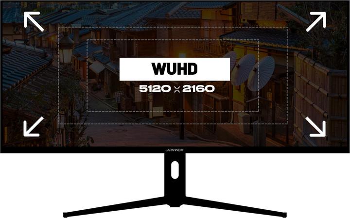 Actual product image Japannext 100,8cm JN-5X40 21:9 curved WUHD (5120 x 2160 pixels, 39.70")