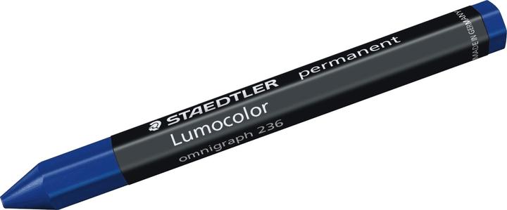 Image du produit Staedtler Craie de marquage Lumocolor® permanent omnigraph Pochette papier fournie : Oui Couleur : bleu (Bleu, 12 mm, 1 x)