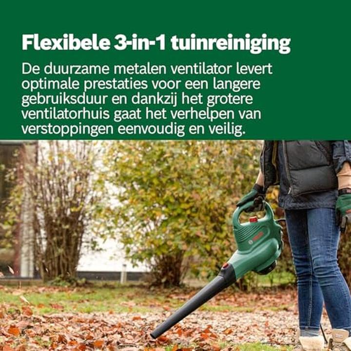 Actual product image Bosch Home & Garden UniversalGardenTidy 3000 (Electrical connection, Leaf vacuums, Leaf blower, Vacuum cleaners & blowers)