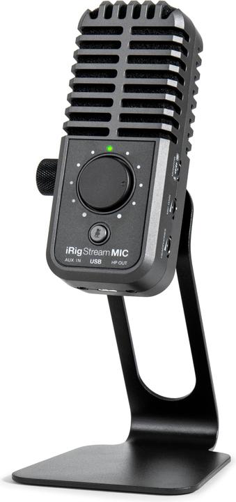 IK Multimedia iRig Stream Mic USB - Kompaktes USB-Streaming Mikrofon