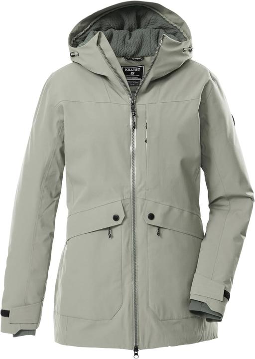 Actual product image Killtec Functional Women's Hooded Parka with Adjustable Cuffs and Reflective Elements (38)
