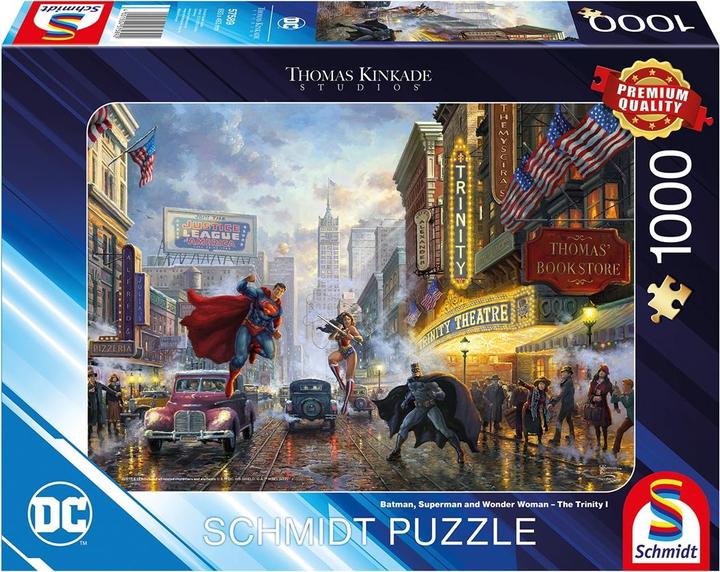 Actual product image Schmidt Spiele Batman Superman and Wonder Woman (1000 pieces)