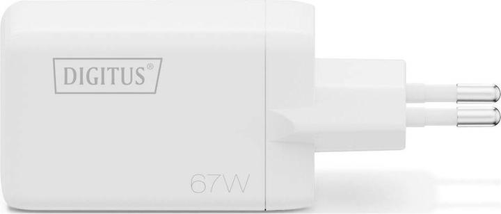 Productafbeelding Digitus USB GaN Charger 67W, 2x USB-C, 1x USB-A (67 W, 3 ports)