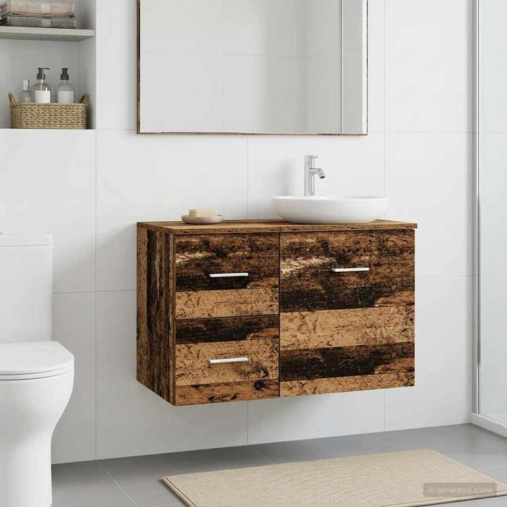 Produktbild vidaXL Badezimmerschrank (44.50 x 30 x 50 cm)