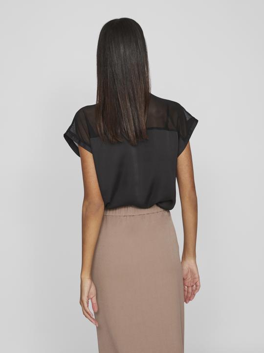 Actual product image Vila Mesh top with short sleeves (40)