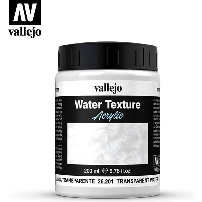 AirbrushKing Transparentes Wasser 200ml - Vallejo