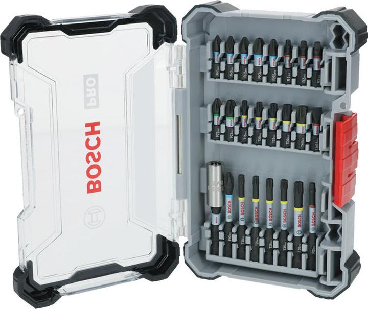 Produktbild Bosch Professional Zubehör Pro Impact Schrauberbit-Set (Innensechsrund TX, Kreuz Phillips PH, Kreuz Pozidriv PZ, Schraubschlitz)