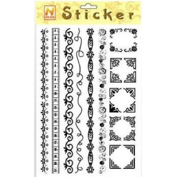 DKD Home Decor Künstlerischer Aufkleber 368 15,5 x 23 cm (54623735)