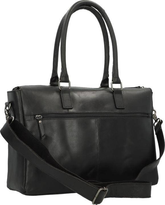 Productafbeelding Burkely Onderweg shopper tas leer 40 cm laptopvak (17 l)