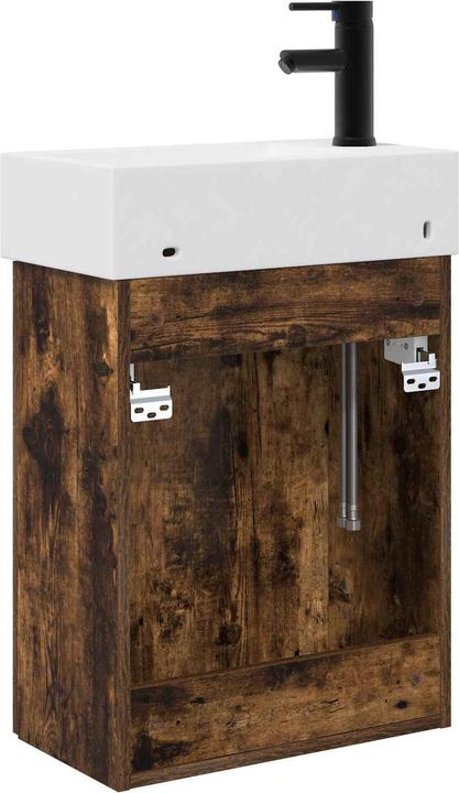 Produktbild vidaXL Badezimmerschrank (45.50 x 22.50 x 84 cm)