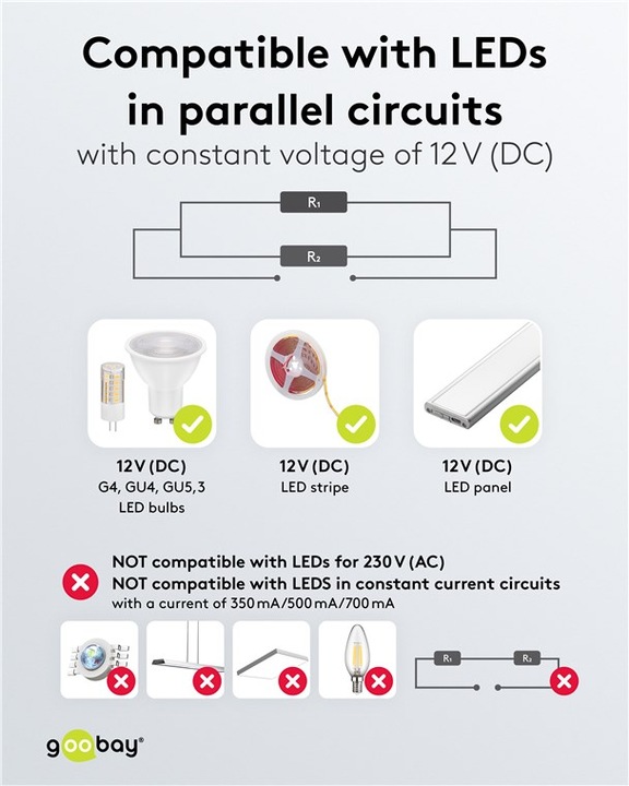 Image du produit Goobay Pilote de LED