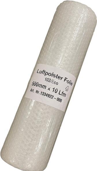 Produktbild Øvrige Luftpolsterfolie 2-lagig mit EAN 50cmx10m - (10 Meter pro Rolle)