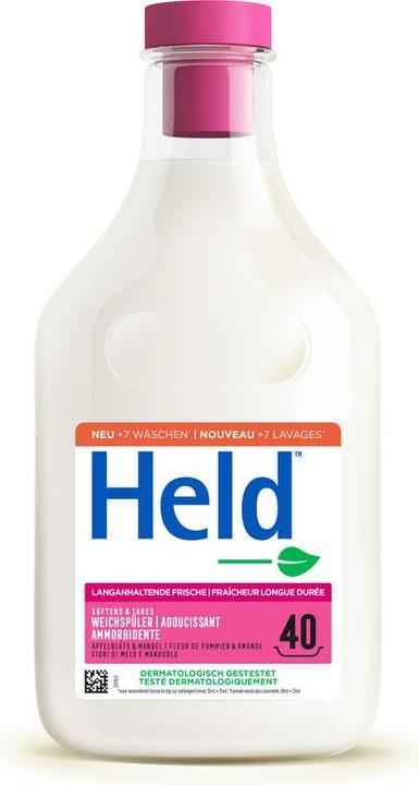 Held Apple Blossom & Almond fabric softener, 1L (40 Washing cycles, Liquid)