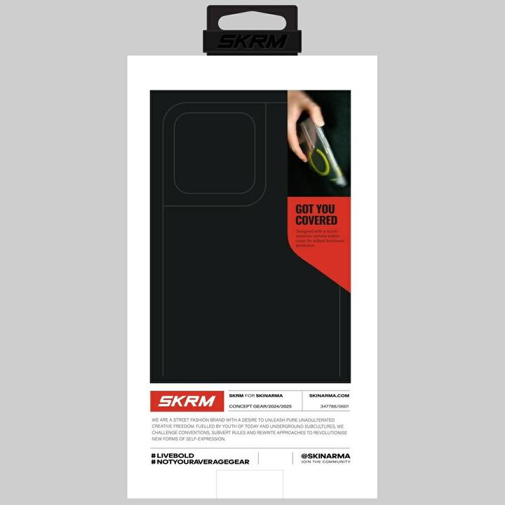 Actual product image Skinarma Case Helix for iPhone 16 Pro Magnetic Charging 360 Rotating Stand black (Apple iPhone 16 Pro)