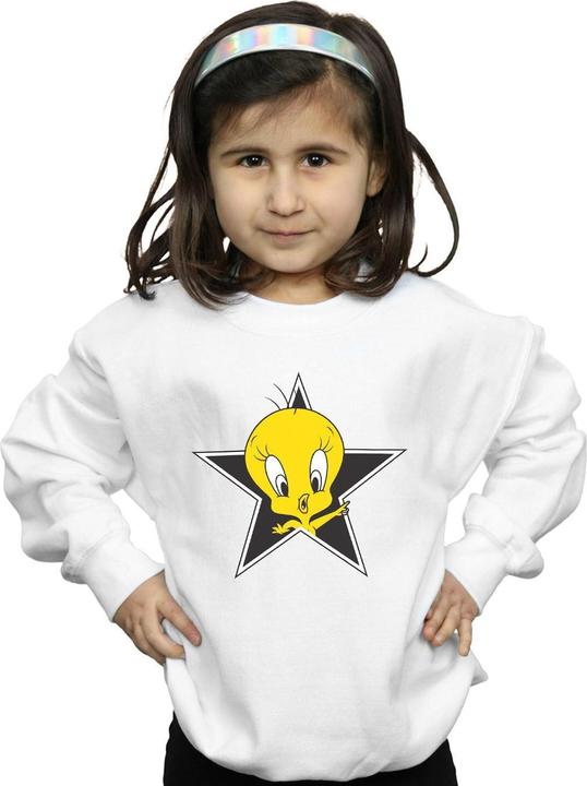 Produktbild Looney Tunes Tweety Pie Star Sweatshirt Mädchen (116)