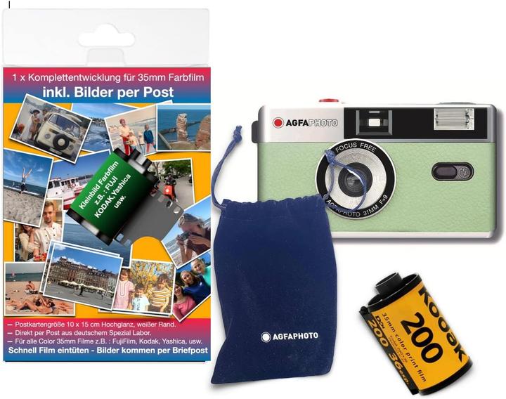 AGFAPHOTO Set Completo Fotocamera Analogica 35mm