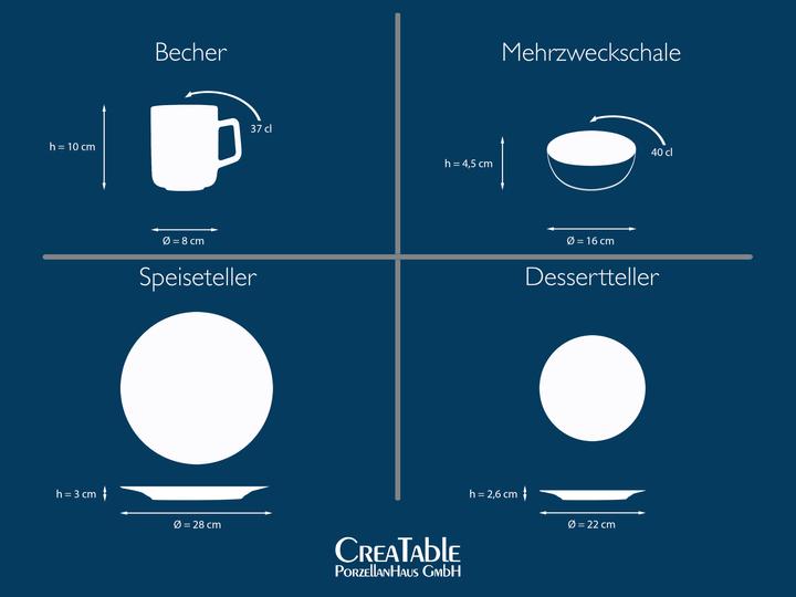 Actual product image CreaTable Uno (4 Piece)