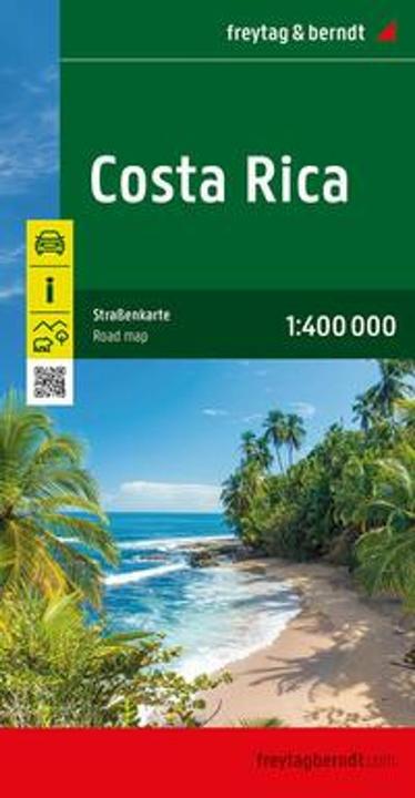 Costa Rica, road map, 1:400.000, freytag & berndt