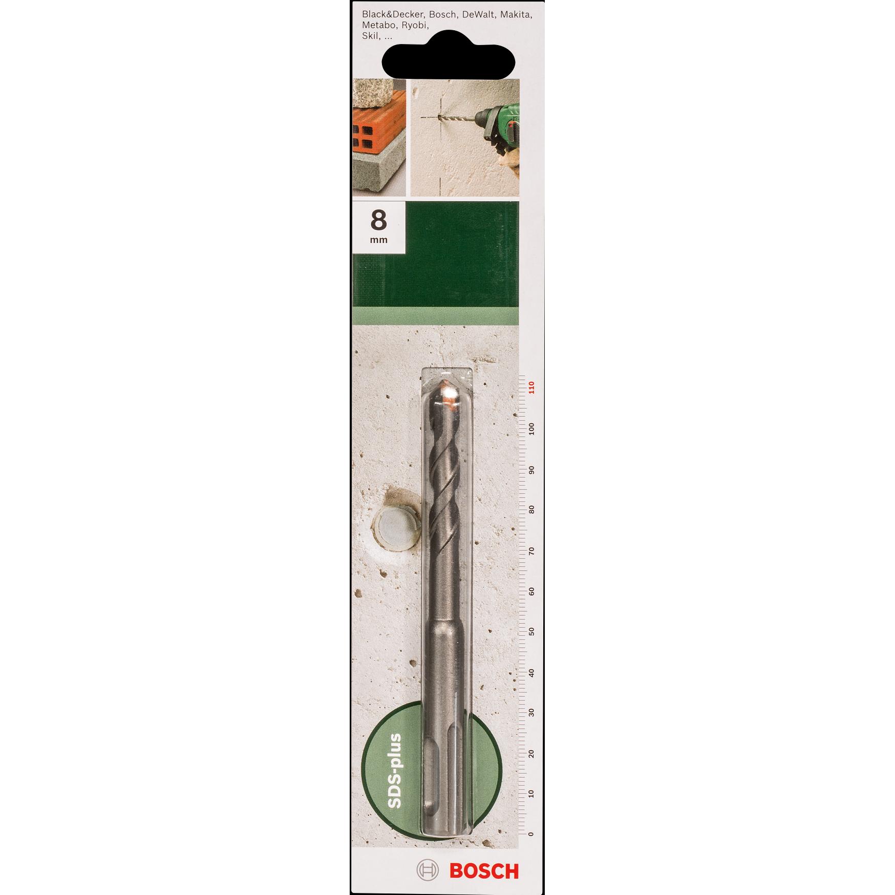 Thumbnail - Bosch Zubehör, Bohrereinsatz, Hammerbohrer SDS plus D= 9 mm L= 110 mm (8 mm)