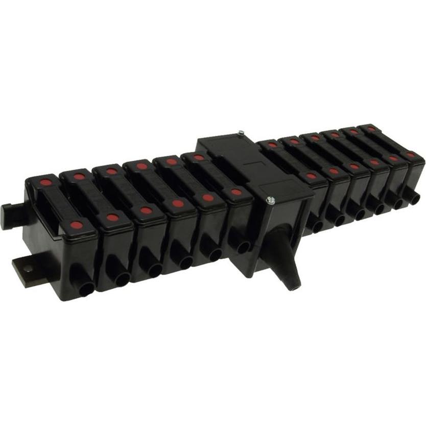 Eaton, Sicherung, Sicherungsbox, Niederspannung, 63 A, AC 690 V, BS88/A3, BS, 12-fach RS63, vollständig berührungsges (N...